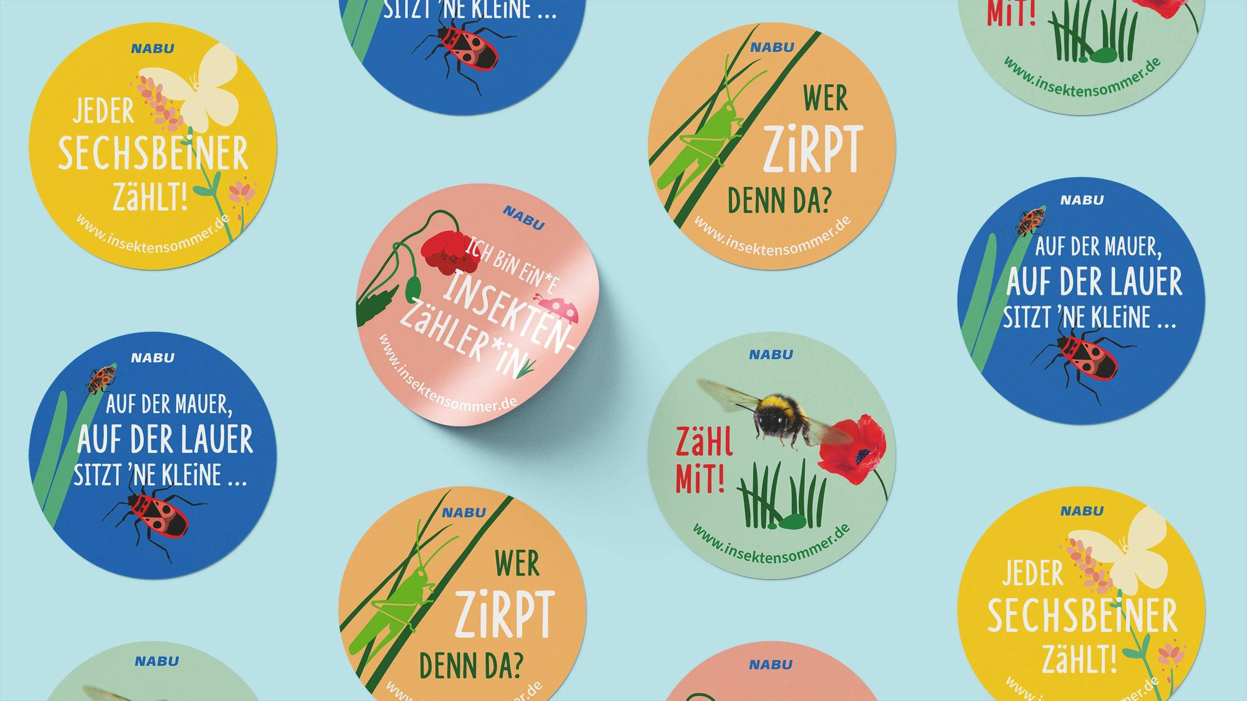 NABU Insektensommer Sticker