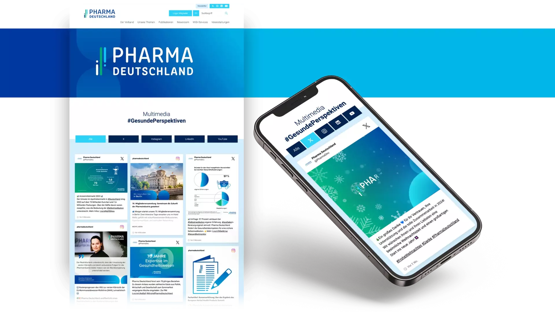 Mobile Ansichten Pharma Deutschland